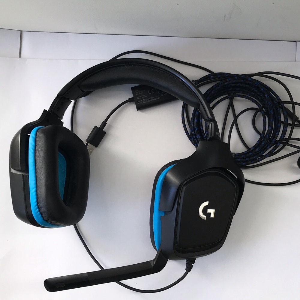 G432 Gaming Game head Set Boom Mike with USB